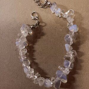 Vintage bracelet opalescent with extender BEAUTIFUL LQQK-ZEE!! RARE!